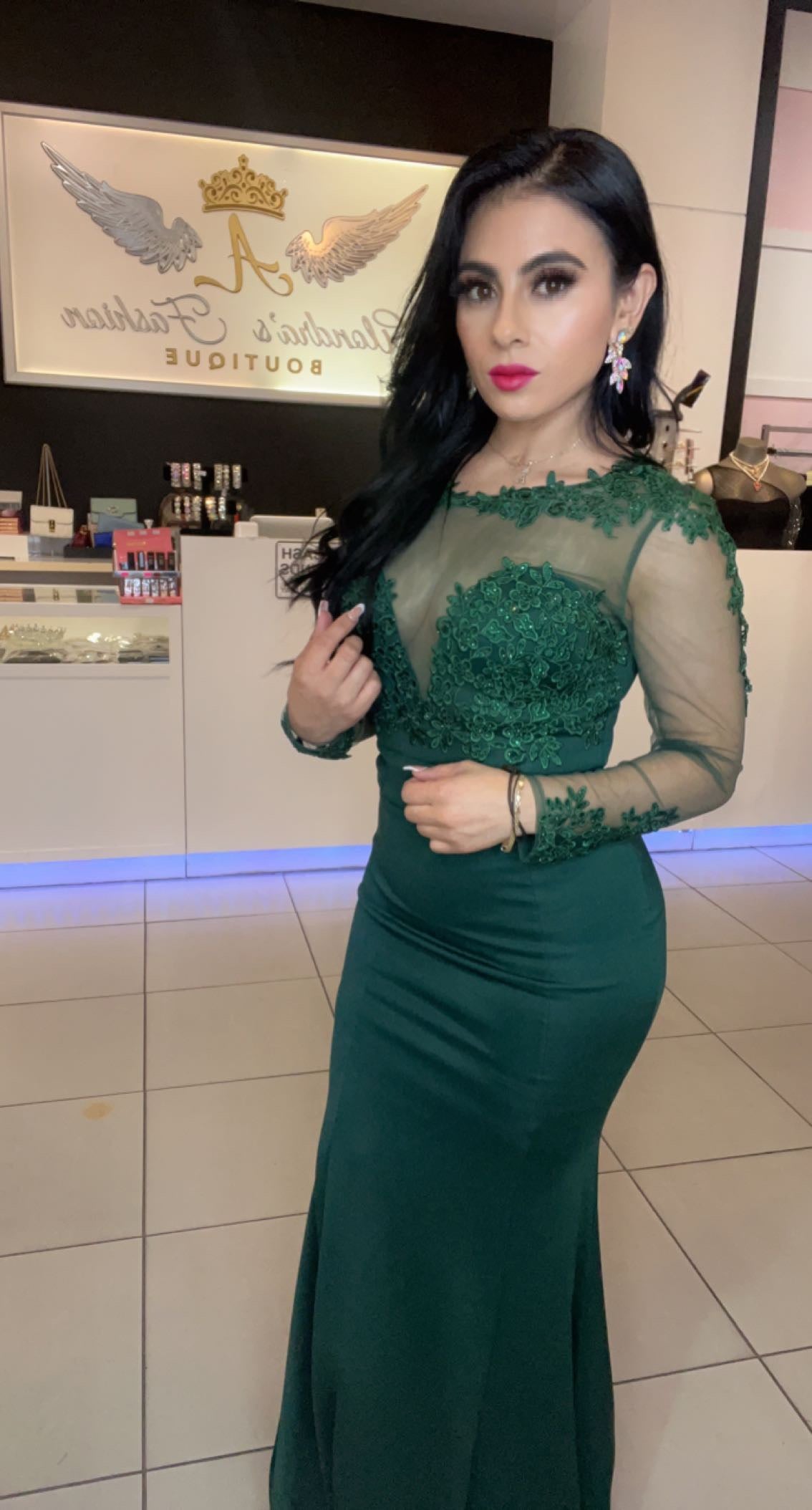 Vestido de Velo Transparente