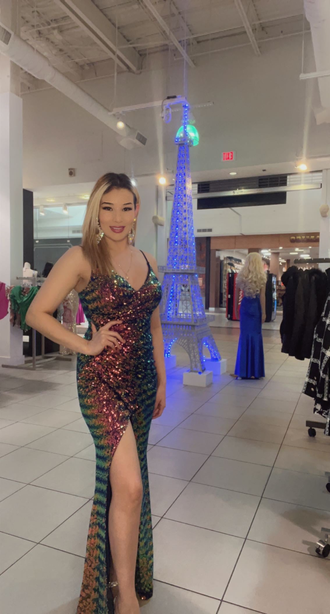 Vestido de Lentejuela Tornasol