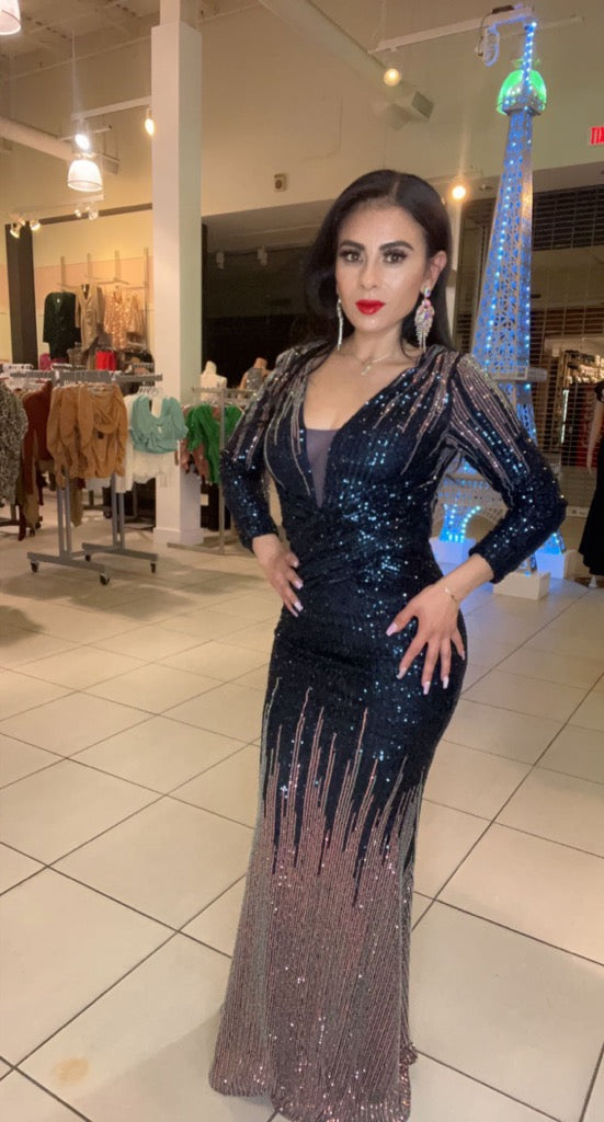 Vestido con Mangas