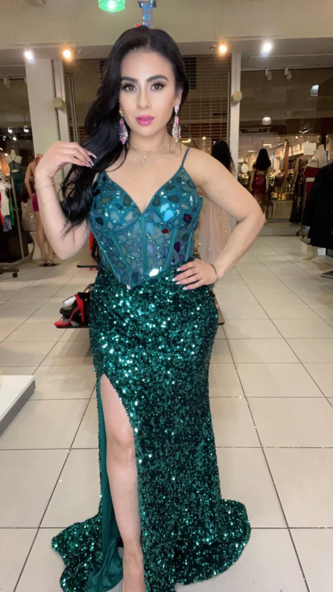 Vestido Verde Esmeralda