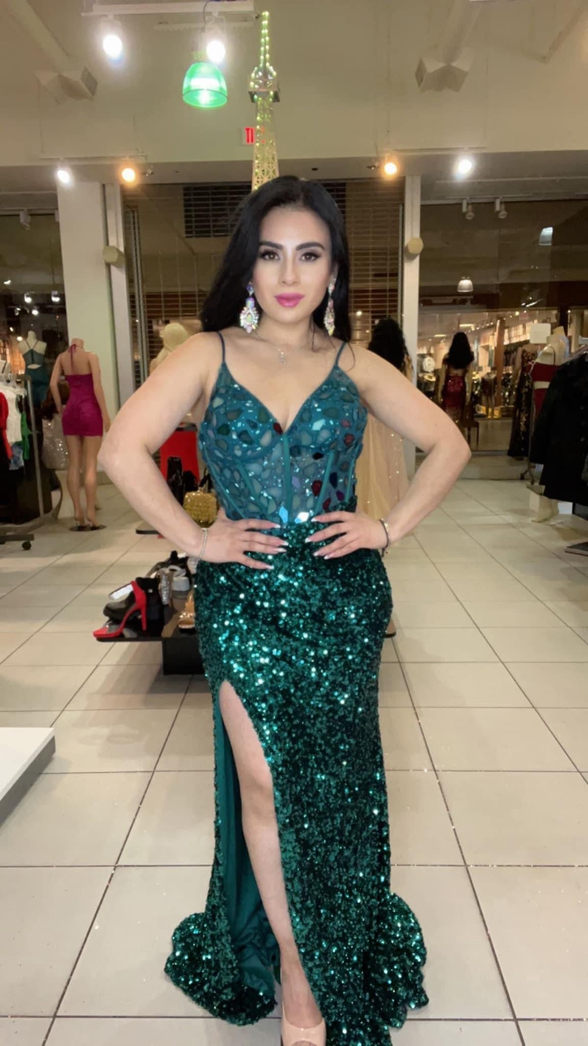 Vestido Verde Esmeralda