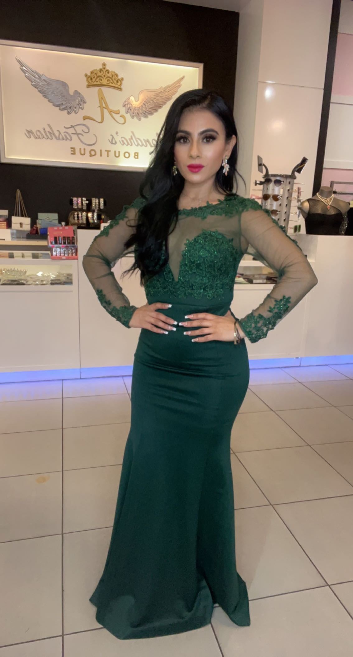 Vestido de Velo Transparente