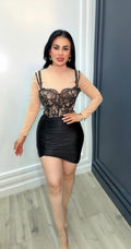 Midnight Lace Affair Dress