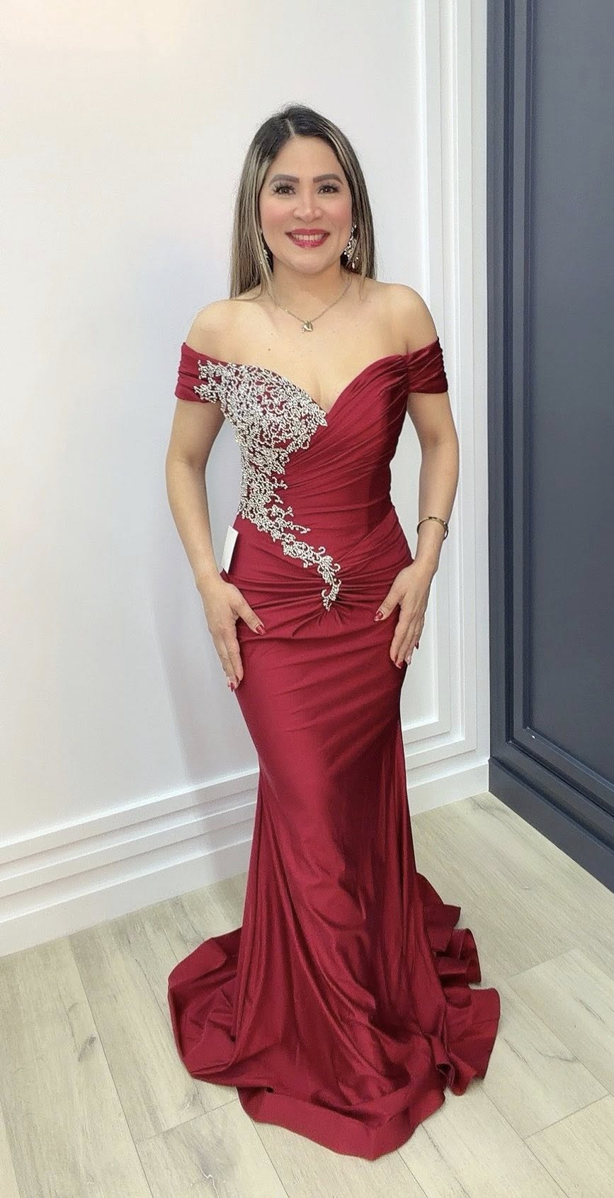 Ruby Royale Elegance Gown
