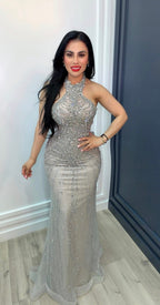 Crystal Cascade Gown