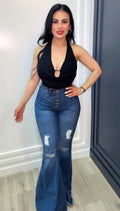 Midnight Muse Halter Top