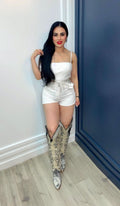 Ivory Western Luxe Boots
