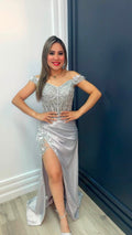 Silver Serenity Gown