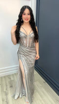 Silver Stardust Gown