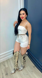 Ivory Western Luxe Boots