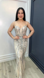 Silver Stardust Gown