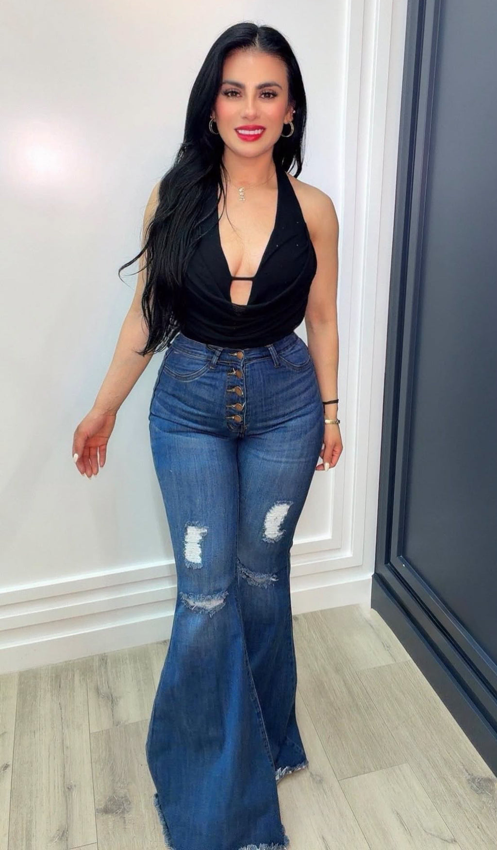 High Rise Flare Jeans