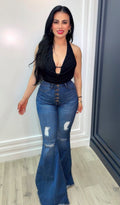 High Rise Flare Jeans