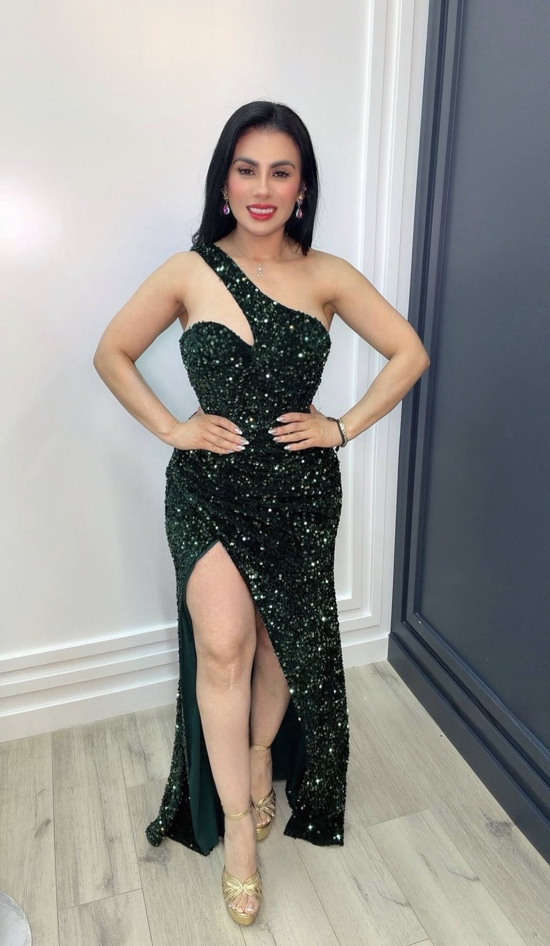 Emerald Nights Gown