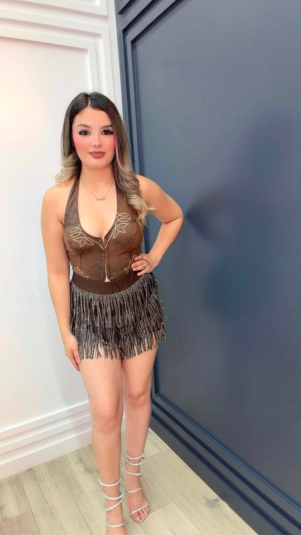 Midnight Fringe Skirt