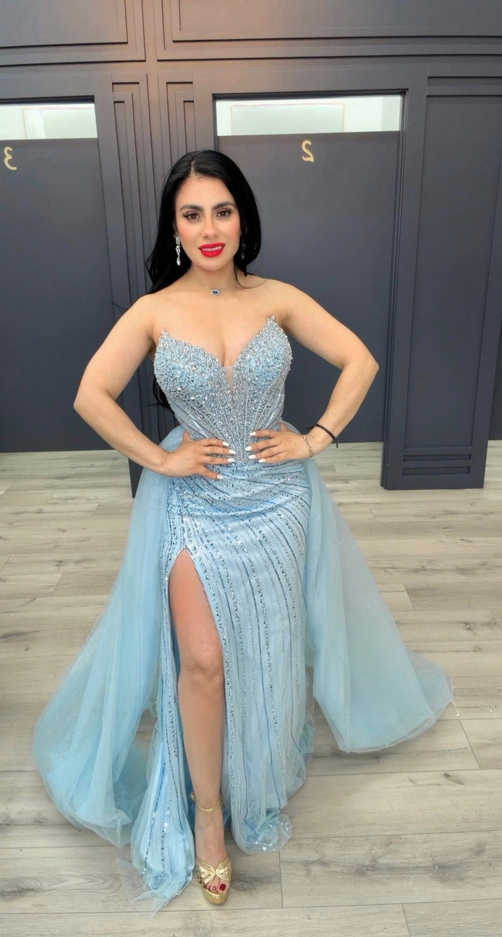 Celestial Ice Siren Gown