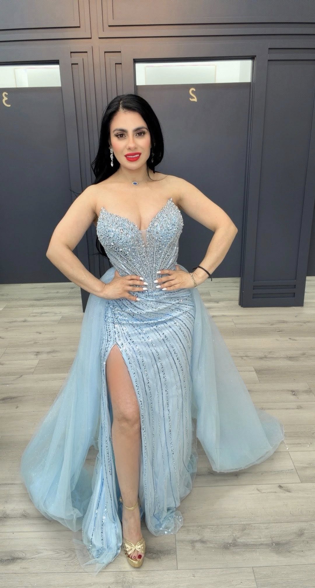 Celestial Ice Siren Gown