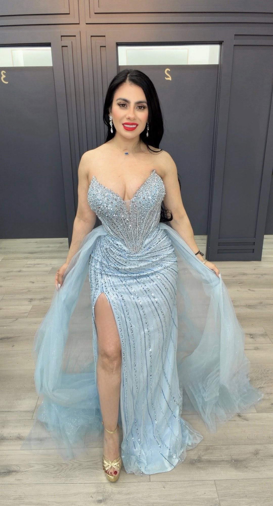 Celestial Ice Siren Gown