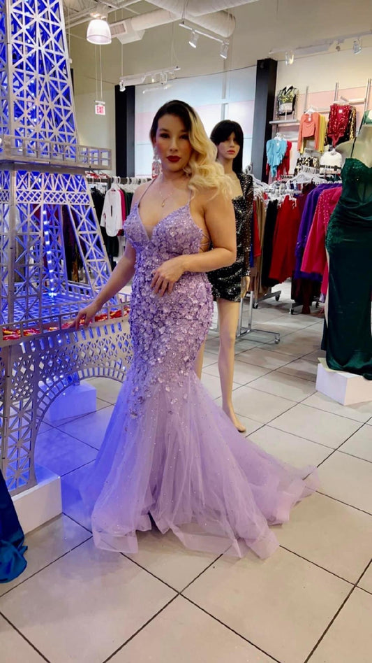 VESTIDO LARGO DE FLORES